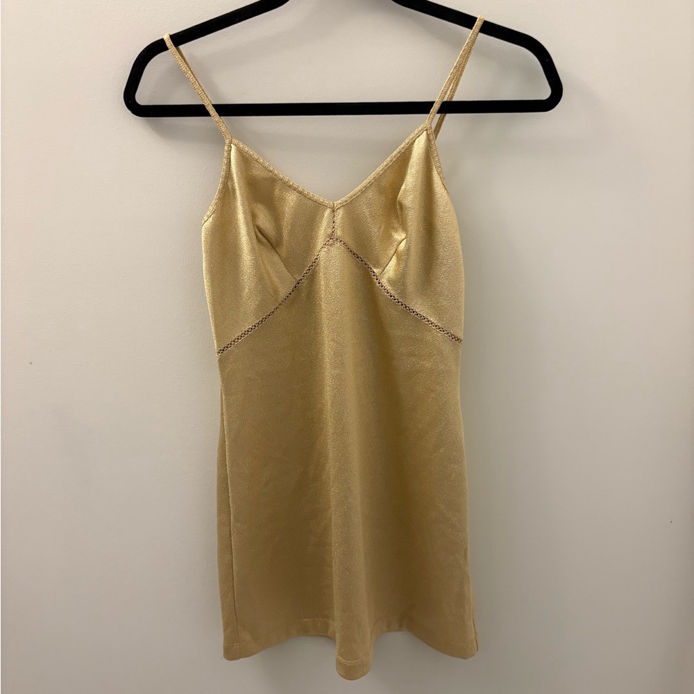 Plein Sud Champagne Slip Dress